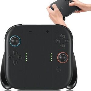 NEW - Switch 2 Controller Grip – 2000mAh Rechargeable Battery, Play & Charge